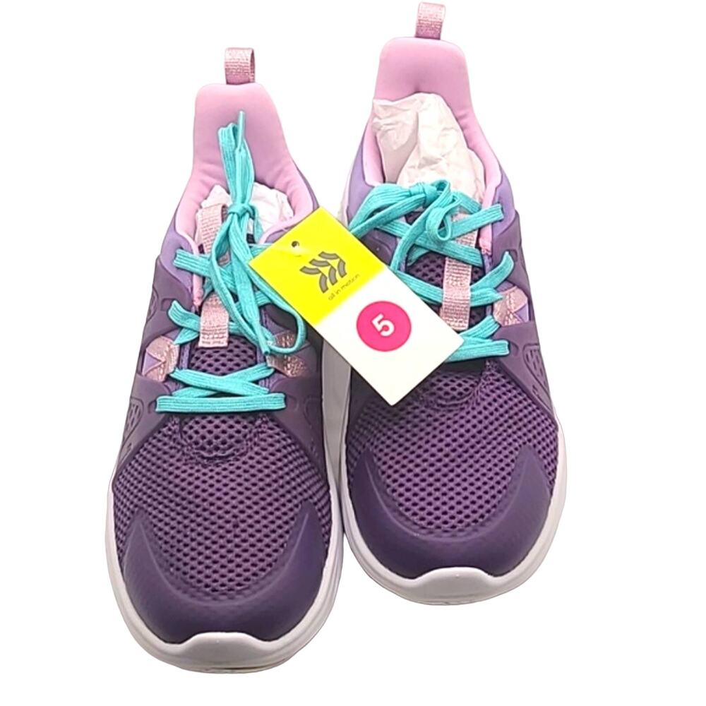 All in Motion Women’s Purple Stormy Performance Sneakers Size 5 Running Shoes